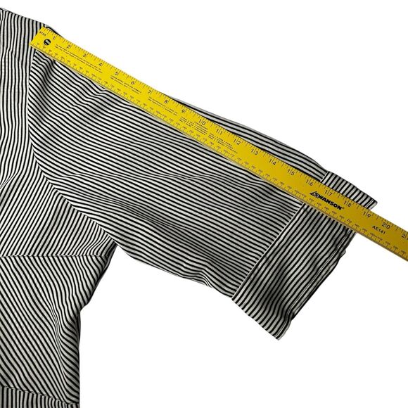 Cato Woman‎ Size 26/28W Tie Front Long Sleeve Button-up V-Neck Top - Picture 6 of 9